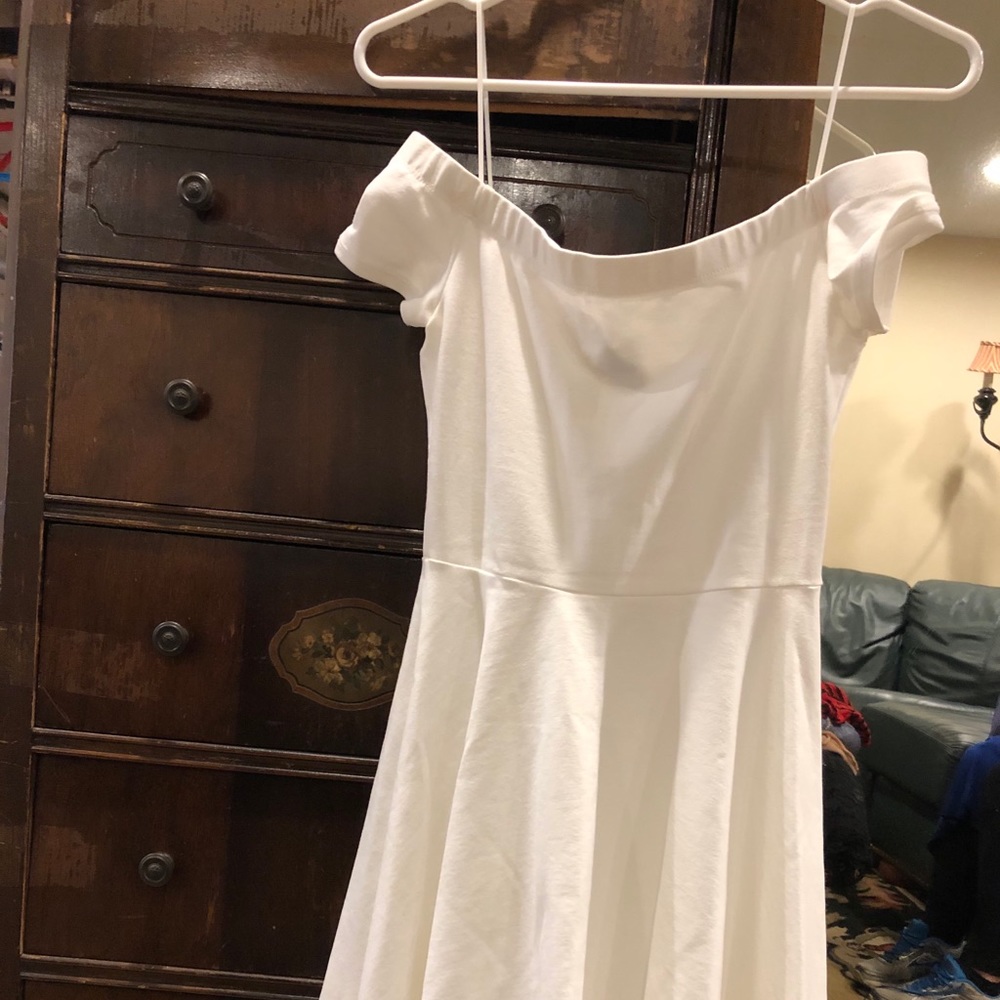 white summer dress